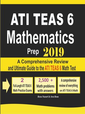 cover image of ATI TEAS 6 Mathematics Prep 2019